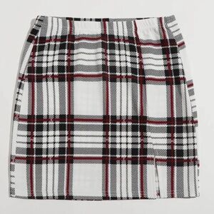 Plaid Mini Skirt